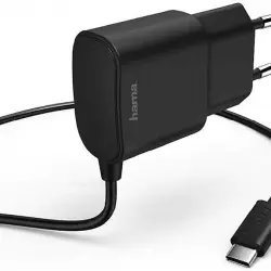 Cargador - Hama 183242, USB-C, Para smartphones, Negro