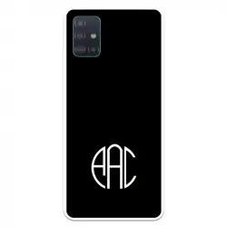 Funda Para Samsung Galaxy A51 Del Académica De Coimbra Iniciales - Licencia Oficial Académica De Coimbra