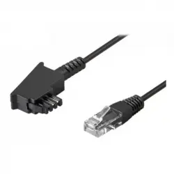 Goobay Cable TAE-F a RJ-45 Macho/Macho 15m Negro