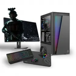 PC Racing Gaming Intel Core i3-12100F/16GB/1TB SSD/RX 6650 XT + Pantalla 24" Fullhd + Combo Gaming