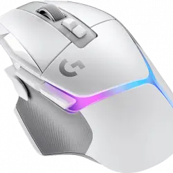 Ratón gaming - Logitech G G502 X Plus, Inalámbrico, Lightforce, Lightspeed, RGB Lightsync, 25.600 ppp, Blanco