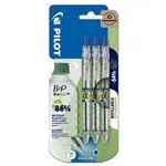 Set 3 bolígrafos Pilot EcoBall X3 azul tinta con base de aceite