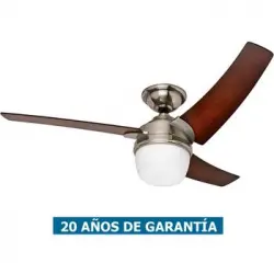 Ventilador De Techo Con Luz Hunter 50611 Eurus Café / Estaño