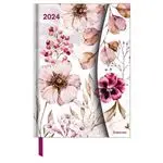 Agenda anual 2024 Magneto semana vista 16x22 Flower Fantasy