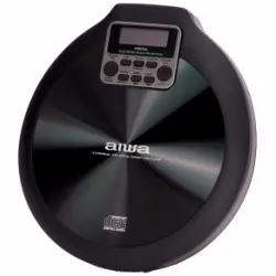 Aiwa Walk Negro / Reproductor De Cd Mp3
