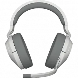 Auriculares gaming - Corsair HS55 Wireless, Bluetooth, Micrófono Omnidireccional, Blanco