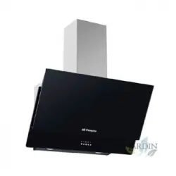 Campana Decorativa Cristal Negro Orbegozo. Clase Energética C. Motor 105w. 3 Niveles Potencia.