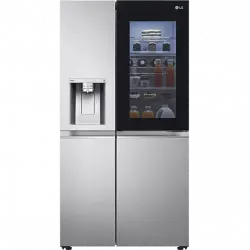 Frigorífico americano - LG GSXV91BSAE, No Frost, 635 l, 179 cm, Inox antihuellas