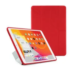 Funda con soporte Pipetto Origami Rojo para iPad 10,2''