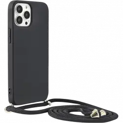 Funda - ISY ISC-3818 HangOn, Para Apple iPhone 13 Pro Max, Trasera, TPU, Negro