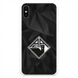 Funda Para Iphone X Del Académica De Coimbra Escudo Fondo Negro - Licencia Oficial Académica De Coimbra