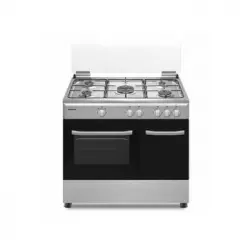 Infiniton - Cocina Compacta  Placa De Gas Con 5 Quemadores Y Horno - CC9162XPB