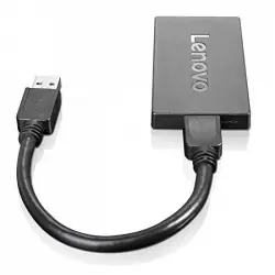 Lenovo Adaptador USB 3.0 a DisplayPort Negro