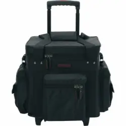 Magma Lp Bag 100 Trolley Maleta Para Vinilos Negra/roja