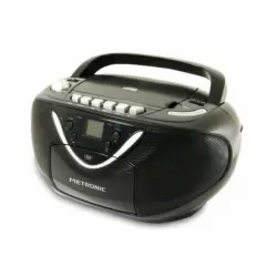 Metronic Radio CD con Cassete MP3 Negro