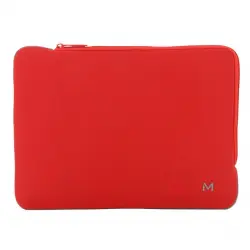 Mobilis - Funda Mobilis Skin Sleeve roja para portátiles hasta 14'.