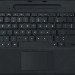 Teclado - Microsoft 8X6-00012, Para Surface Pro 8, X, Negro + Slim Pen 2