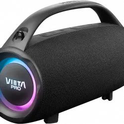 Altavoz de gran potencia - Vieta Pro Mini Thunder, 100W, IPX6, True Wireless, Hasta 15hs, Negro