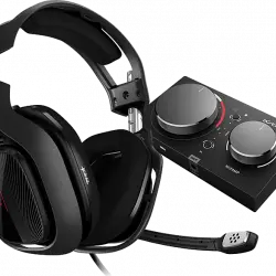 Auriculares gaming - Astro A40 TR + MixAmp Pro TR, De diadema, Con cable, Multiplataforma, Micrófono, Negro