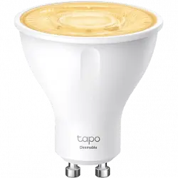 Bombilla inteligente - TP-Link Tapo L610, LED, RGB, 350 lm, Control voz, Regulable, GU10, Blanco