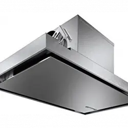 Campana de techo - Bosch DRC97AQ50, Serie 6, 56 dB, tamaño 90 cm, 760 m3/h, De techo, 3 velocidades, Inox