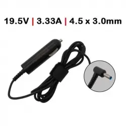 Cargador De Coche Para Portátil Hp Envy 15-g029wm 15-j006cl 19.5v 3.33a 4.5 X 3.0mm 65w