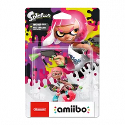 Figura - Nintendo amiibo Colección Splatoon: Inkling Chica (Neon Pink)