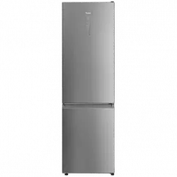 Frigorífico combi - Haier 2D HDW3620DNPK, No Frost, 377 l, 200 cm, Motor Inverter, Botellero, Wi-Fi, Inox