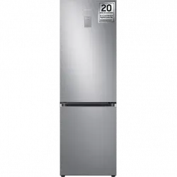 Frigorífico combi - Samsung SMART AI RB34C775CS9/EF, No Frost, 185.3cm, 344l, All-Around Cooling, Metal WiFi, Inox