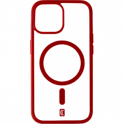 Funda - CellularLine POPMAGIPH15R, Para Apple iPhone 15, Trasera, TPU, MagSafe, Rojo