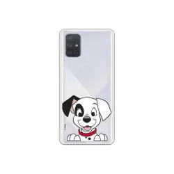 Funda Oficial de Disney 101 Dálmatas Cachorro Sonrisa para Samsung Galaxy A71