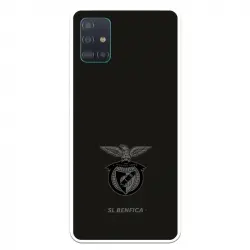 Funda Para Samsung Galaxy A51 Del Escudo Fondo Negro - Licencia Oficial Benfica