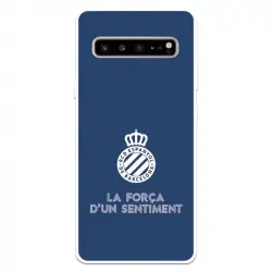 Funda Para Samsung Galaxy S10 Del Rcd Espanyol Escudo Fondo Azul Escudo Fondo Azul - Licencia Oficial Rcd Espanyol