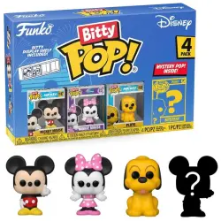 Funko Bitty Pop Disney Pack 4 Mickey Mouse/Minnie Mouse/Pluto/Figura Misteriosa