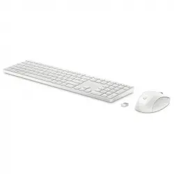 HP 650 Combo de Teclado + Ratón Inalámbricos Blancos