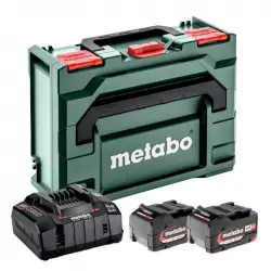 Metabo 685065000 Set Básico de 2 Baterias 5.2Ah y Cargador con Maletín
