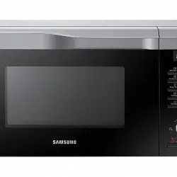 Microondas con grill - Samsung MC28M6055CS, 900W, 6 niveles, HotBlast, 28l, Negro/Plata