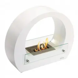 Purline Saturn Biochimenea de Suelo 2kW Blanco