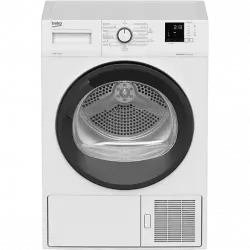 Secadora bomba de calor - Beko DHS 8413 GA1, 8 Kg, 15 programas, Blanco