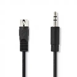 Valueline Cable de Audio DIN 5 Pines a Jack 3.5mm Macho/Macho 1m
