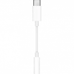 APPLE Cable adaptador USB-C a 3.5 mm Jack Adapter, Blanco