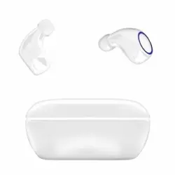 Auriculares Bluetooth Con Estuche De Carga Touch Control 4h - Blanco