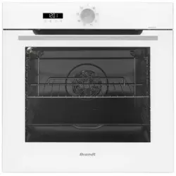 Brandt Horno Multifunción Empotrable 73l 60cm A+ Pirólisis Blanco - Bop7534w