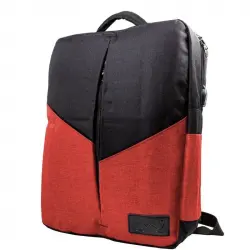 Cool Portland Mochila Negra/Roja para Portátil hasta 16"