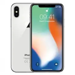 Iphone X 256 Gb Plata Reacondicionado - Grado Bueno ( B ) + Garantía 2 Años + Funda Gratis