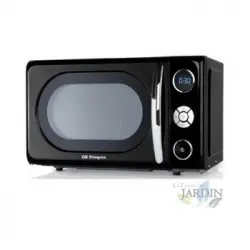 Microondas Estilo Vintage 20 L Orbegozo 700 W. Grill Cuarzo 900w. 10 Niveles De Potencia. Temporizador Digital 95 Min.