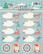 Pack de 16 etiquetas adhesivas Erik Navidad Aviany