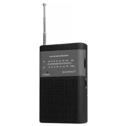 Radio Portátil Sunstech RPS42 AM/FM Negro