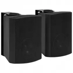 VidaXL Altavoces de Pared para Interior/Exterior 100W Negro