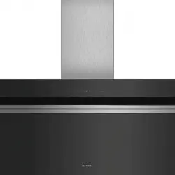 Campana - Siemens LC91KWW60, Decorativa, 950 m³/h, Home Connect, LED, 90 cm, A+, Negro